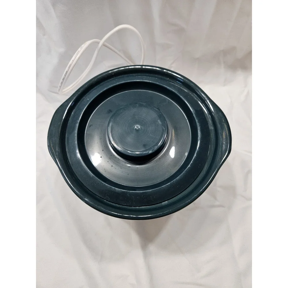 Rival‎ Stoneware Slow Cooker 1 Quart Vintage 2003 Model SCN10715 90s Theme